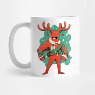 Bold And Brash, Santa, Reindeer Costume, Christmas, Funny Christmas Mug